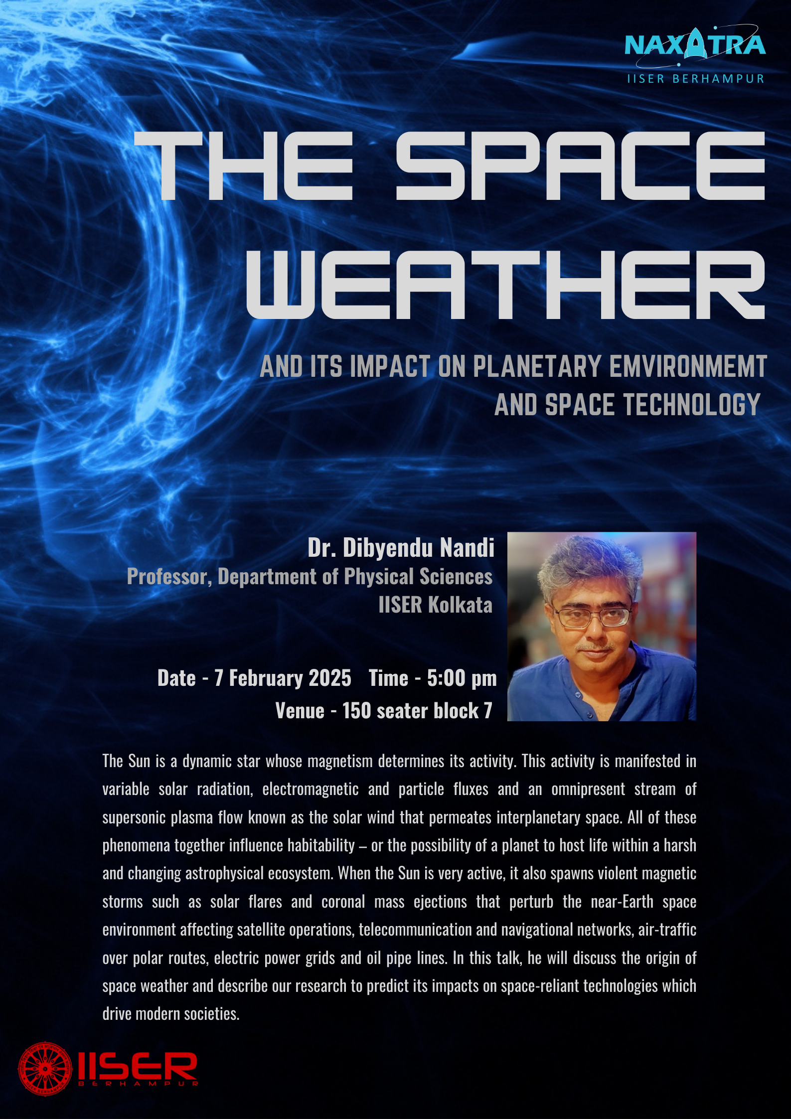 Prof. Dibyendu Nandi Talk